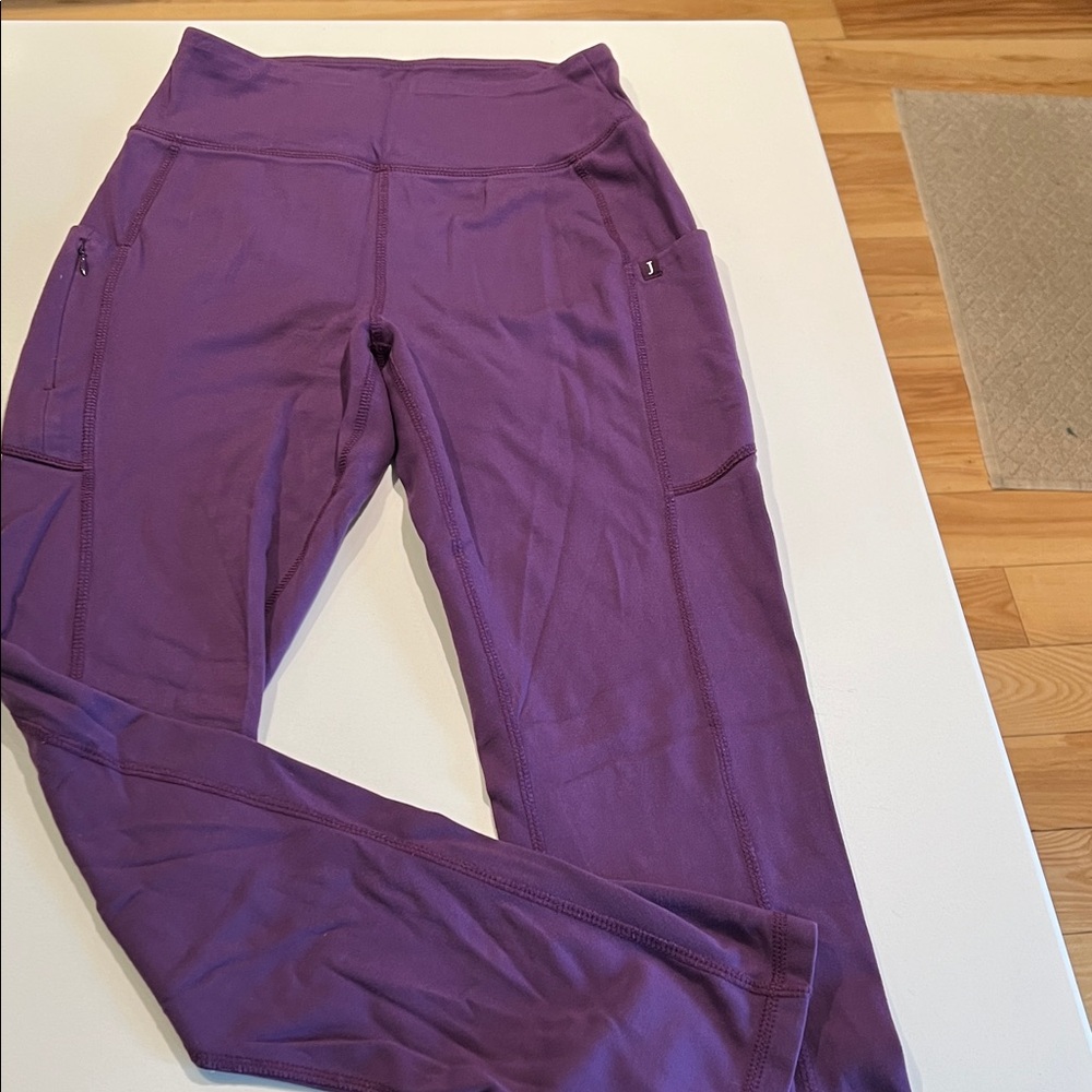 Jaanuu Deep Purple Leggings scrub pants